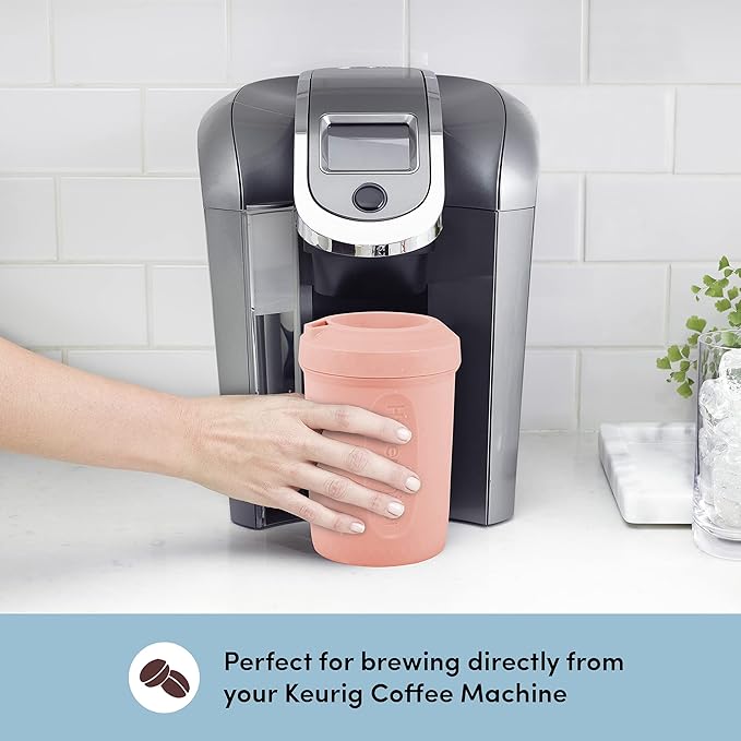 HyperChiller HC2RG Patented Iced Coffee/Beverage Cooler NEW IMPROVEDSTRONGER AND MORE DURABLE! Ready in One Minute Reusable for Iced Tea Wine Spirits Alcohol Juice 12.5 Oz Rose Gold