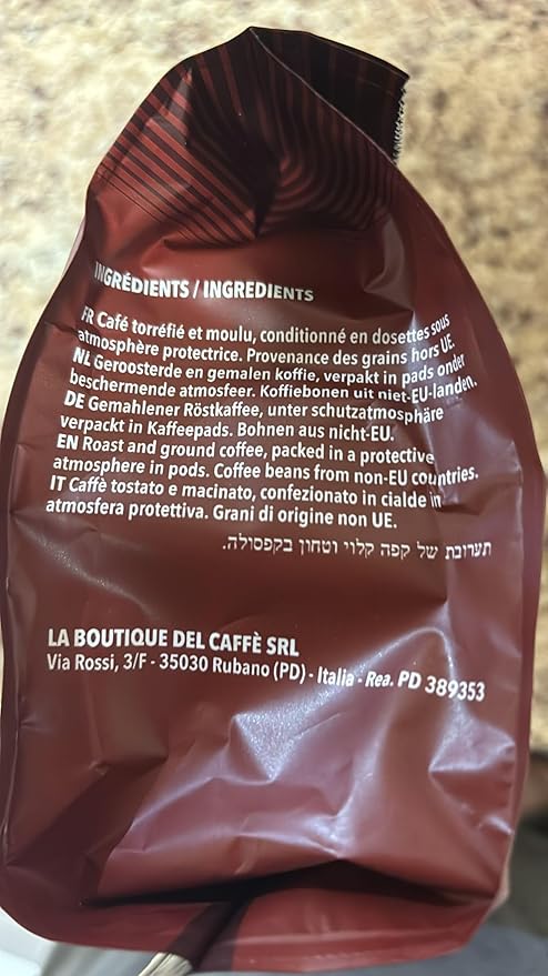 Italian Coffee For Espresso Lovers Italian Coffee pads compatible only with Senseo machines (Classic 180 Pads)