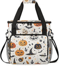 Cartoon Pumpkin Coffee Maker Carrying Bag Cute Pumpkin Travel Storage Bag Compatible with K-Mini or K-Mini Plus Single Serve Coffee Brewer Carrying Case with Multiple Pockets &amp Shoulder Strap
