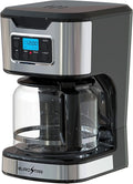 EUROSTAR 12-Cup Programmable Coffee Maker (SILVER)
