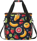 Strawberry Banana Blueberry Coffee Maker Carrying Bag Compatible with K-Mini or K-Mini Plus Portable Single Cup Coffee Maker Case with Pockets for K Cup Pods