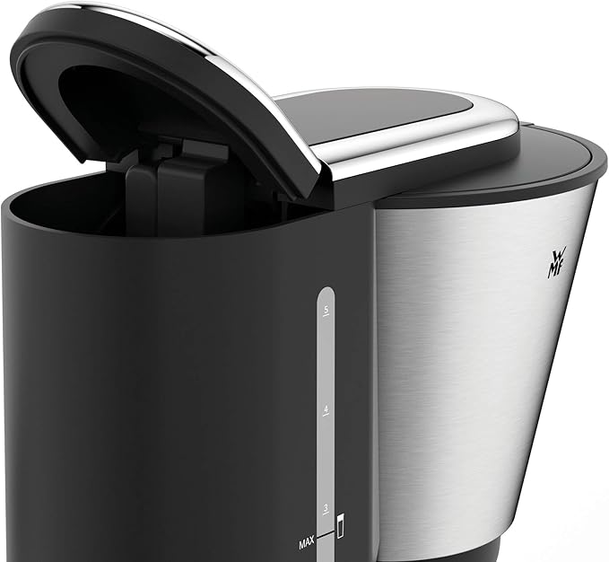 WMF KITCHENminis 0412260011 Aroma Filter Coffee Maker Thermo-To-Go Compact Insulated Jug and Takeaway Mug Cromargan High Quality 760 W Up to 5 Cups