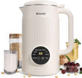 Nut Milk Maker Machine8 in 1 Soy Milk Maker Automatic for AlmondOatPlant-Based Milk and Non-Dairy Beverages40oz Almond Milk Maker Machine with Delay Start/Self Clean/Boil Water (Light White)