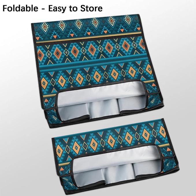 Kitchen Aid Mixer Cover Mandala Ethnic Geometry Stand Mixer Cover Compatible with 6-8 Quarts Stand Mixers Dust Covers with Zipper Pocket Foldable Washable Kitchen Aid Organizer Bag