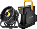 BougeRV Camping Outdoor Camping Electrical Sets 20000mAh Battery Powered Fans and 18V 8Ah Battery Powered Coffee Machine Compatible with K Cup Coffee Pods &amp Ground