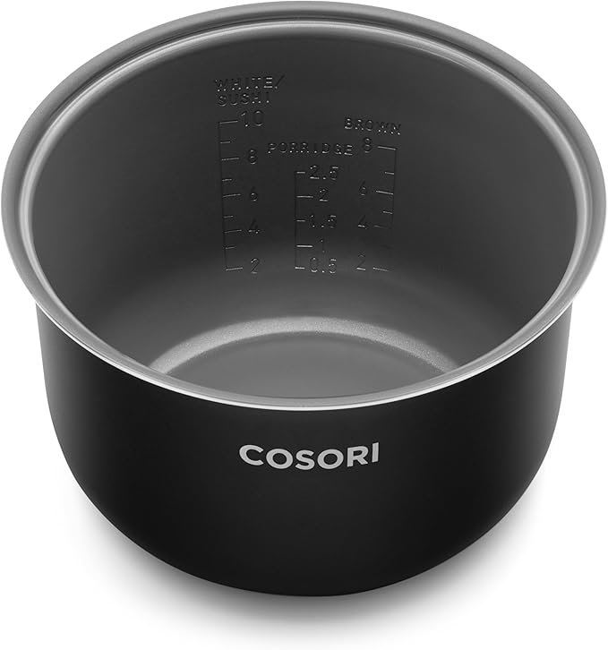 COSORI 5-Quart Rice Cooker Inner Pot Non-Stick for 10 Cup Uncooked CRC-R501- KUS Rice Cooker Only 6-Layer CRP-R501IP-KUS