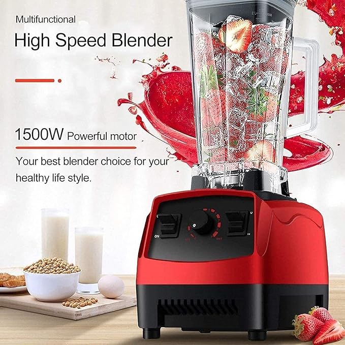 Home Small Ice Crusher Milkshake Smoothie 1000 W Blender High Speed Ice Crusher 2L Home Heating Automatic Cooking Machine