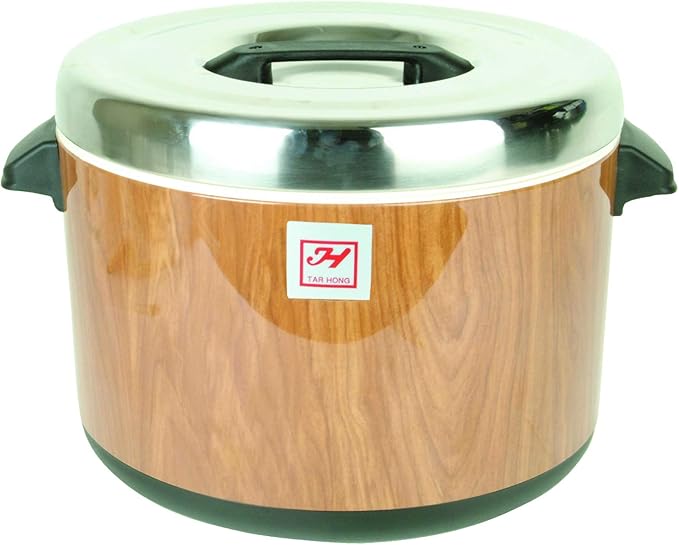 Thunder Group SEJ73000 60-Cup Wood Grain Insulated Sushi Pot
