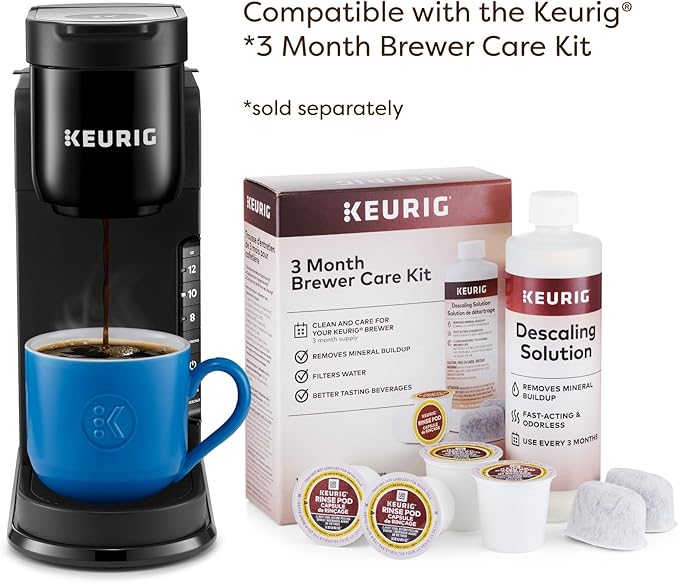 Keurig K-Express Single Serve K-Cup Pod Coffee Maker 3 Brew Sizes Strong Button Feature 42oz Removable Reservoir Black