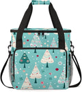 Abstract Tree Coffee Maker Carrying Bag Christmas Tree Travel Storage Bag Compatible with K-Mini or K-Mini Plus Single Serve Coffee Brewer Carrying Case with Multiple Pockets &amp Shoulder Strap