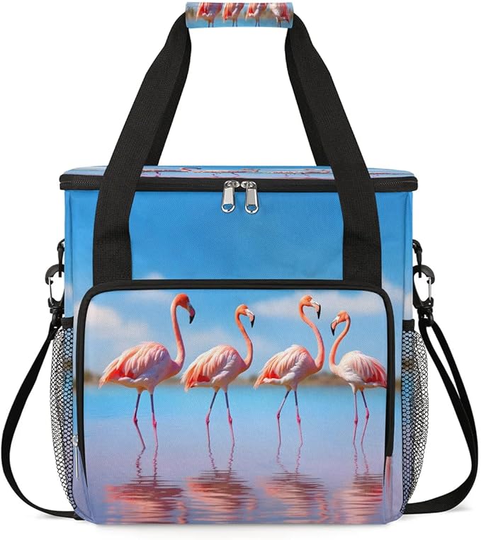 Love Flamingo Coffee Maker Travel Bag for K-Mini or K-Mini Plus Single Serve Coffee Brewer Portable Storage Tote Case for Tarvel