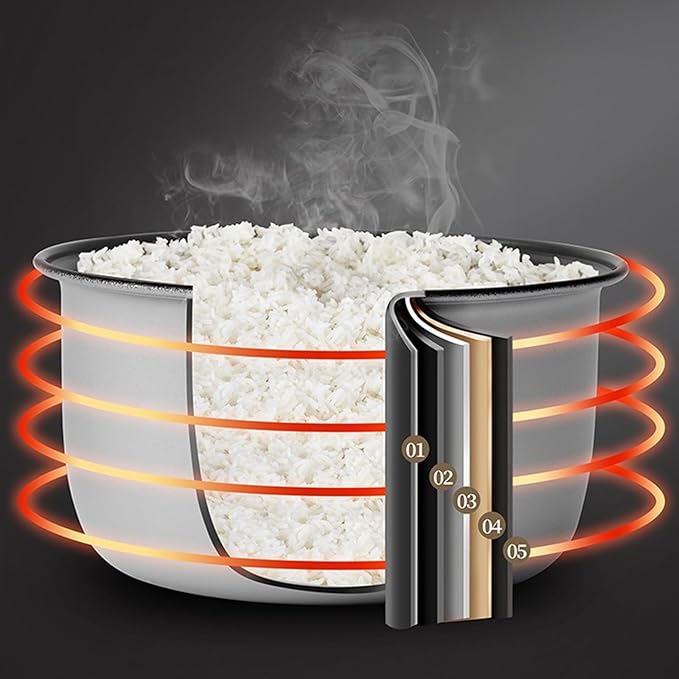 Rice Cookers Electric Rice Cooker 3L Household Small Rice Cooker Mini Steam Rice Cooker Dormitory 1-3 People Steam Cooker Rice Maker