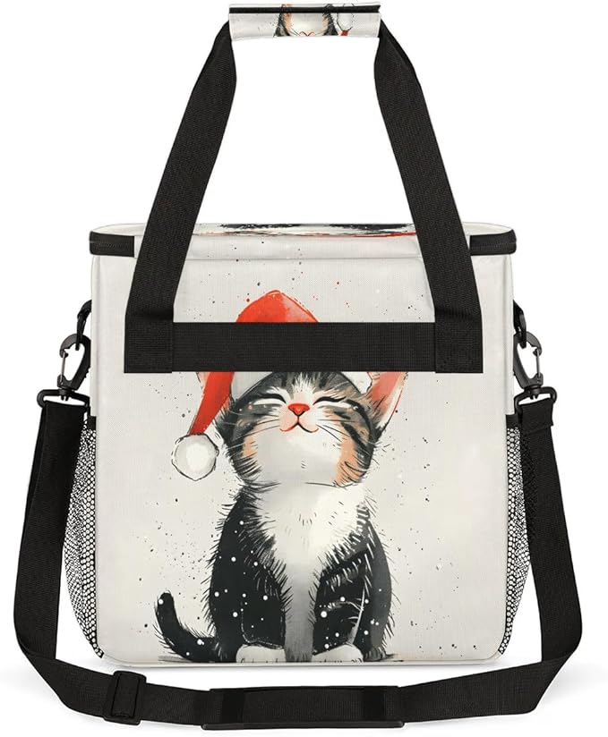 Cute Cat Coffee Maker Travel Bag for K-Mini or K-Mini Plus Single Serve Coffee Brewer Portable Storage Tote Case for Tarvel