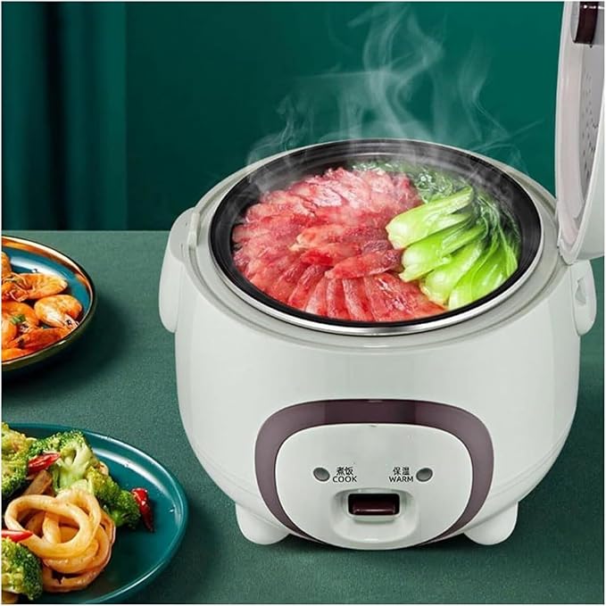 Mini Rice Cooker Commercial Rice Cooker Small Rice Cooker/Detachable Non-Stick Pan/Heat Preservation Function/Portable Soup Pot