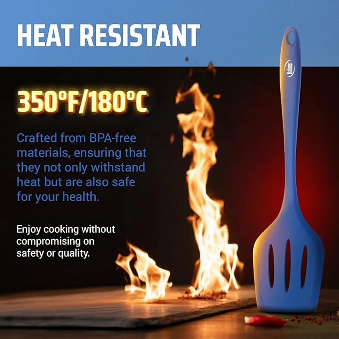 Kaluns Silicone Kitchen Utensils Set 24 Pcs Cooking Utensils Set - Can Opener Masher Turner Spatula 446°F Heat Resistant Non-Stick - Premium Silicone and Stainless Steel Utensil Set