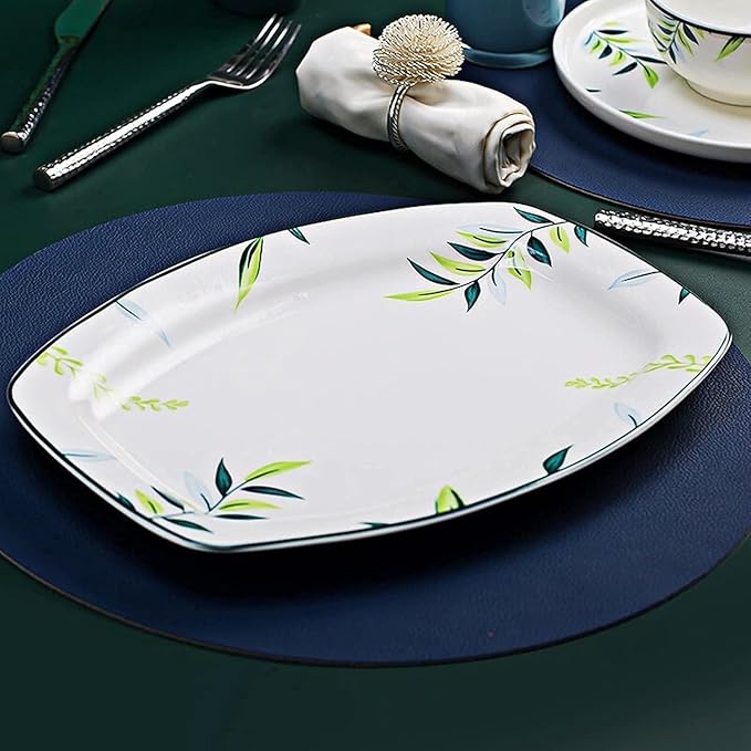 Dinnerware Set Plates And Bowls Set Table Service For10-12 Modern Ceramic Dinner Sets Plates Dishes And Bowls Sets