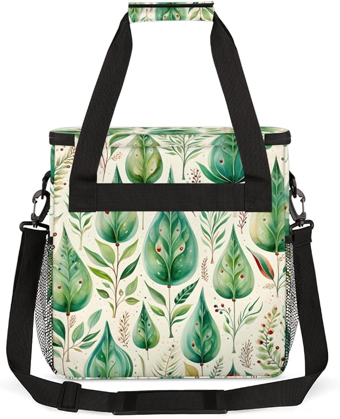 Christmas Tree Coffee Maker Carrying Bag Magic Tree Travel Storage Bag Compatible with K-Mini or K-Mini Plus Single Serve Coffee Brewer Carrying Case with Multiple Pockets &amp Shoulder Strap