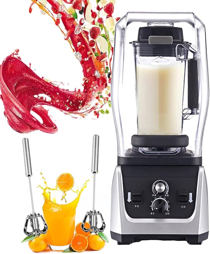 Tabletop Stand Mixer (2.5l/5l) - Smoothie Blender And Food Mill With Timer - Electric Juicer With 7 Speed Speed For Snack Bars Cafes Bars Coffee Shops And Hotels5L