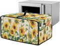 Dust-proof Toaster Oven Heat-Resistant Air Fryer Microwave Cover with Top Handle Side Pockets Protects Elevate Kitchen Style While Protecting Appliances Sunflower Theme