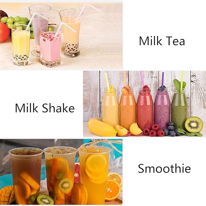 180W Milkshake Maker 18000RPM Electric Juice Blender with Cup Heavy-Duty Stainless Steel Drink Mixer Smoothie Machine for Milk Tea Shop Home Commercial