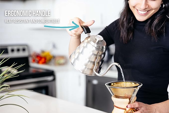 Barista Warrior Pour Over Kettle &amp Pour Over Coffee Maker Set