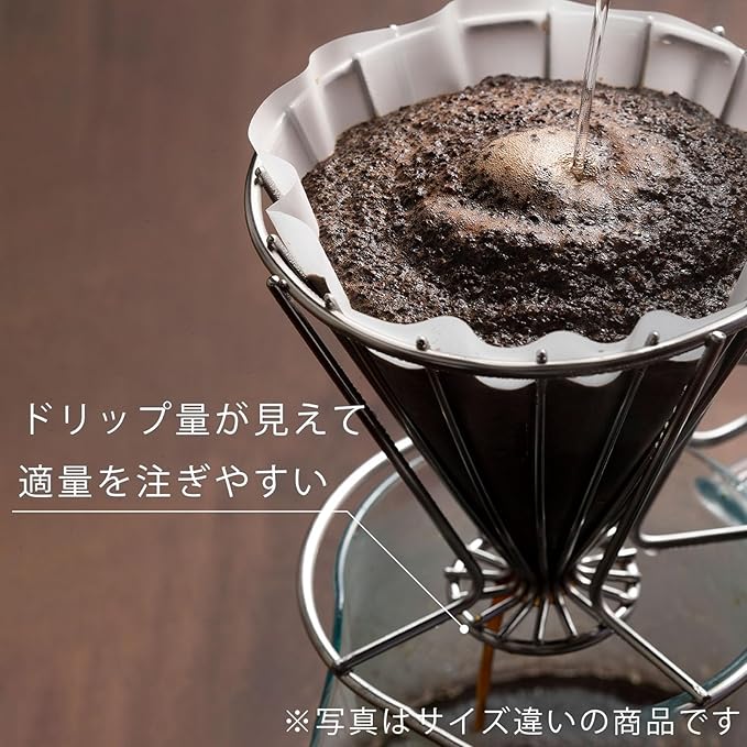 TOKYO MATCHA SELECTION - KOGU - Stainless wire coffee dripper - 3 size [Standard ship by SAL: NO tracking number &amp insurance] (S (1 cup))