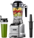 AMZCHEF Professional Blender for Smoothies4 Functions1800W Smoothie Blender63 Oz Pitcher/20-Oz To-go CupIce and Frozen FruitSelf-CleaningHigh SpeedGrey
