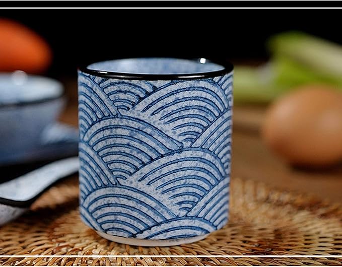 Dinnerware Sets Japanese Restaurant Tableware Tableware Hotel Supplies Simple Ceramic Dishes Creative Restaurant Countertop Four-Piece Set Household Set Bowl and Pl