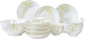 50 Pcs Fine Bone China Dinnerware SetPorcelain&ampCeramic Dinnerware SetsBone Stoneware&ampCeramic Cookware Tableware Set Includes Dinner Plates|Spoons|Pasta Bowls|Soup Pot|Chopsticks