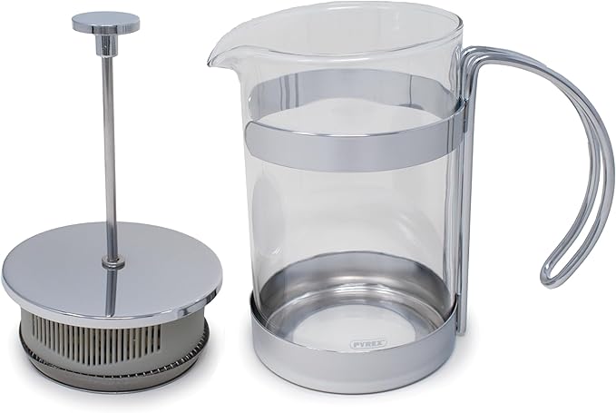 Norpro 5574 Glass/Chrome Coffee/Tea Press 5-Cup