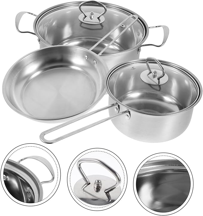 Cooking Pot Set Kitchen Cookware Stainless Steel Soup Pot Stock Multi-functional Cookware Set