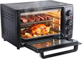 YOXIER 34QT Air Fryer Toaster Oven Combo - 1500W Multi-Functional Countertop Convection Oven &amp Airfryer with Rotisserie Dehydrator Crispy Roast Black Black