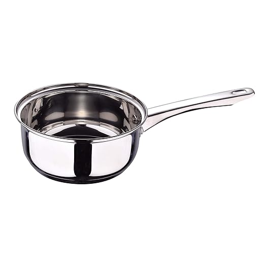 San Ignacio 7-Piece Cookware Set - Stainless Steel Includes 16 x 7.5 cm Casserole 18 x 8.5 cm Saucepan with Lid 20 x 9.5 cm Saucepan with Lid 24 x 11.5 cm Casserole with Lid