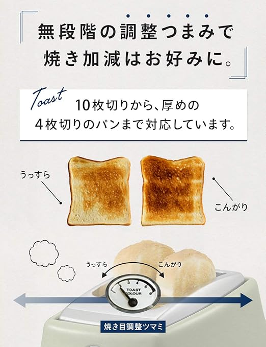 DeLonghi Pop-up toaster「ICONA Vintage Collection」CTOV2003J-GR (Olive green)【Japan Domestic genuine products】