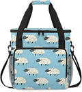 Black Sheep Coffee Maker Carrying Bag Cartoon Sheep Travel Storage Bag Compatible with K-Mini or K-Mini Plus Single Serve Coffee Brewer Carrying Case with Multiple Pockets &amp Shoulder Strap
