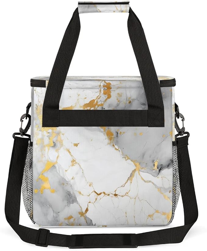 Pattern Classic Marble Coffee Maker Carrying Bag for Keurig K-Mini or K-Mini Plus Storage Portable Coffee Maker Travel Bag