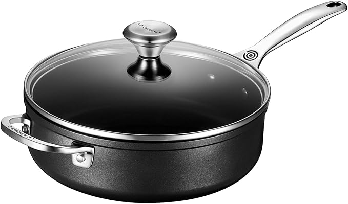 Le Creuset Toughened Nonstick PRO Cookware Set 3 pc. (10 Fry Pan 4.25 qt. Saute Pan with Lid)