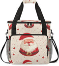 Mystical Santa Claus Coffee Maker Carrying Bag Colorful Santa Claus Travel Storage Bag Compatible with K-Mini or K-Mini Plus Single Serve Coffee Brewer Carrying Case with Pockets &amp Shoulder Stra