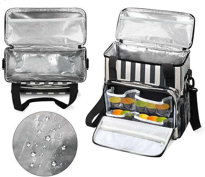 Striped Dog Coffee Maker Carrying Bag for Keurig K-Mini or K-Mini Plus Storage Portable Coffee Maker Travel Bag