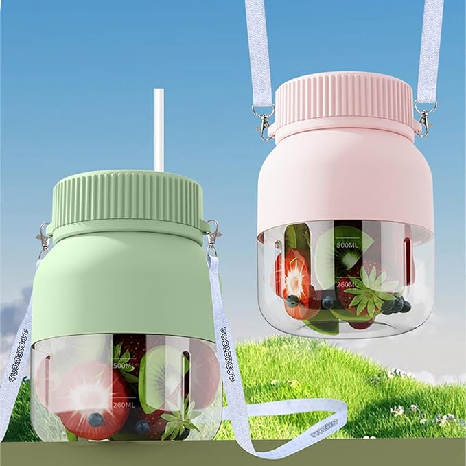 800ml Electric Juicer Cup Portable Small Juicer Fruit Machine Rechargeable Fruit Mixer Multifunctional Blender