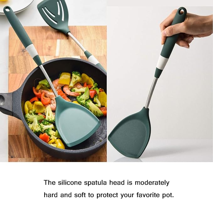 Silicone Kitchenware Set Six-piece Heat-resistant Non-stick Cookware Special Kitchenware-silicone Cookware