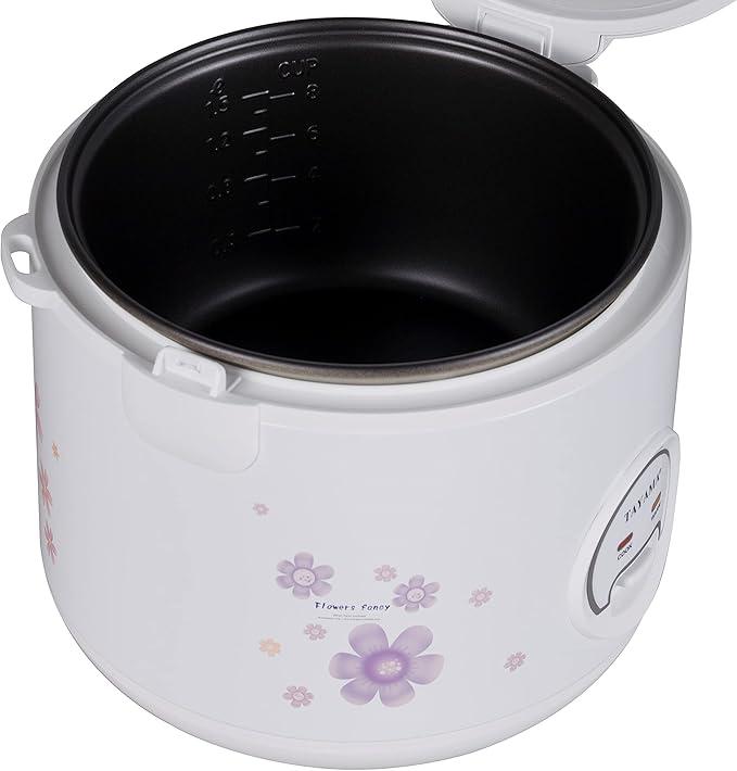 TAYAMA Automatic Rice Cooker &amp Food Steamer 8 Cup White (TRC-08RS)