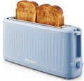 Elite Gourmet ECT2517OX SLIMTOAST™ 2-Slice Long Slot Toaster Cool-touch Body 6 Toast Settings &amp Cancel Function Extra Wide 1.5” Slot Easily Fits Bread English Muffins Bagels &amp Waffle Oc