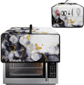 Doojoayie Small Appliance Dust Cover 8 Slice Toaster Cover Small Appliance Dust Protector for Toaster Oven/Bread Making Machine/Air Fryer Butterfly &amp Marble Print