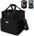 BAGLHER Coffee Maker Travel Bag Compatible with Keurig K-Classic、Keurig K-Elite、Keurig K-Compact or Other Accessories Portable Coffee Maker Case with Shoulder Strap for Travel Black