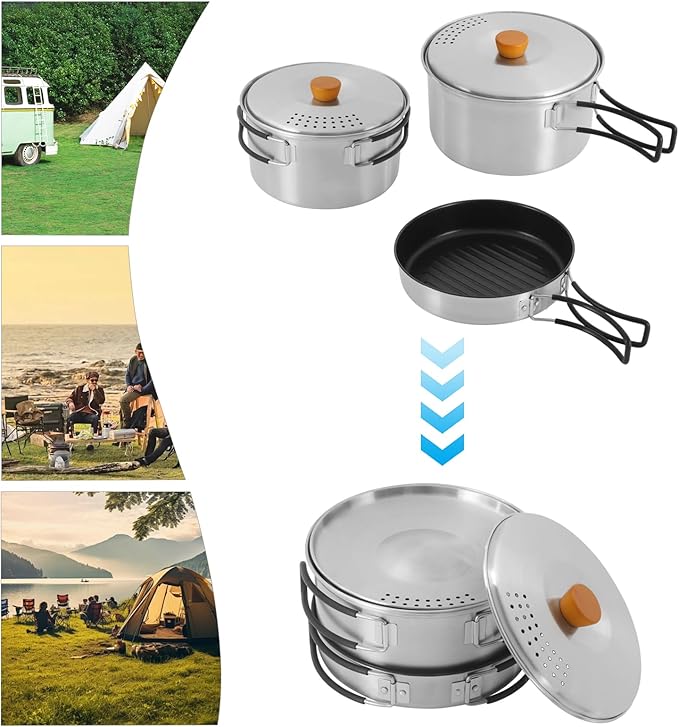 Cookware Sets Pots and Pans Set Non stick Induction Cookware Non toxic Healthy Non Stick Kitchen Cooking Set with Frying Pans Set