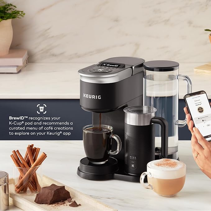 Keurig K-Cafe Essentials Single Serve K-Cup Pod Coffee Maker Black