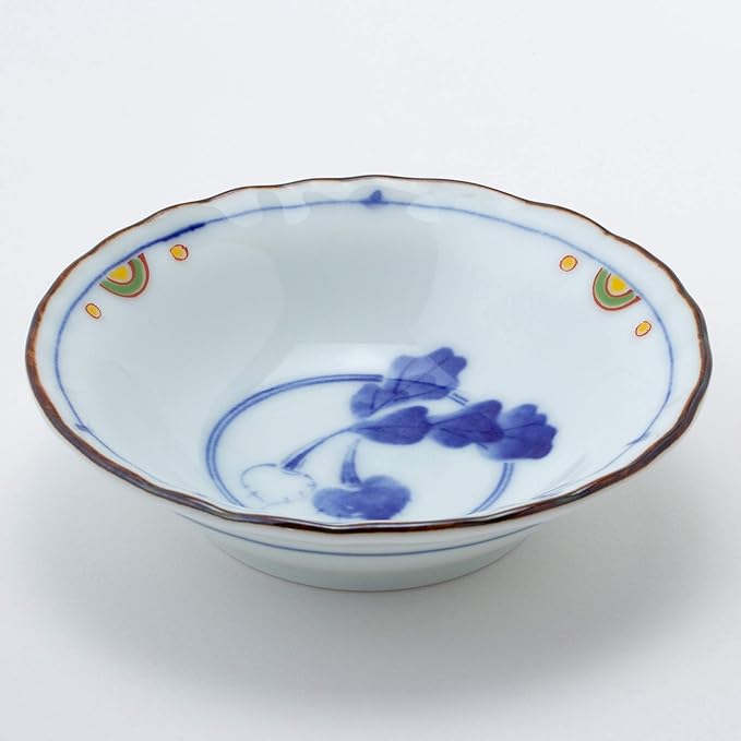 Saikaitoki 31988 Hasami Ware Small Bowl Set Dyed Brocade Picture Diameter 3.7 inches (9.5 cm) Small Included 5 Patterns Dinnerware Set Gift Birthday Scissors Tableware Stylish Microwave