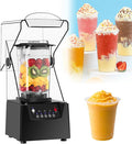 Commercial Blender Professional Smoothies Blender 2000ml 5 Programmable FunctionQuiet Blender with Digital Waterproof Touchpad and Quiet Sound Enclosure