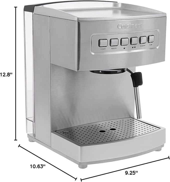 Cuisinart EM-200NP1 Programmable 15-Bar Espresso Maker Stainless Steel